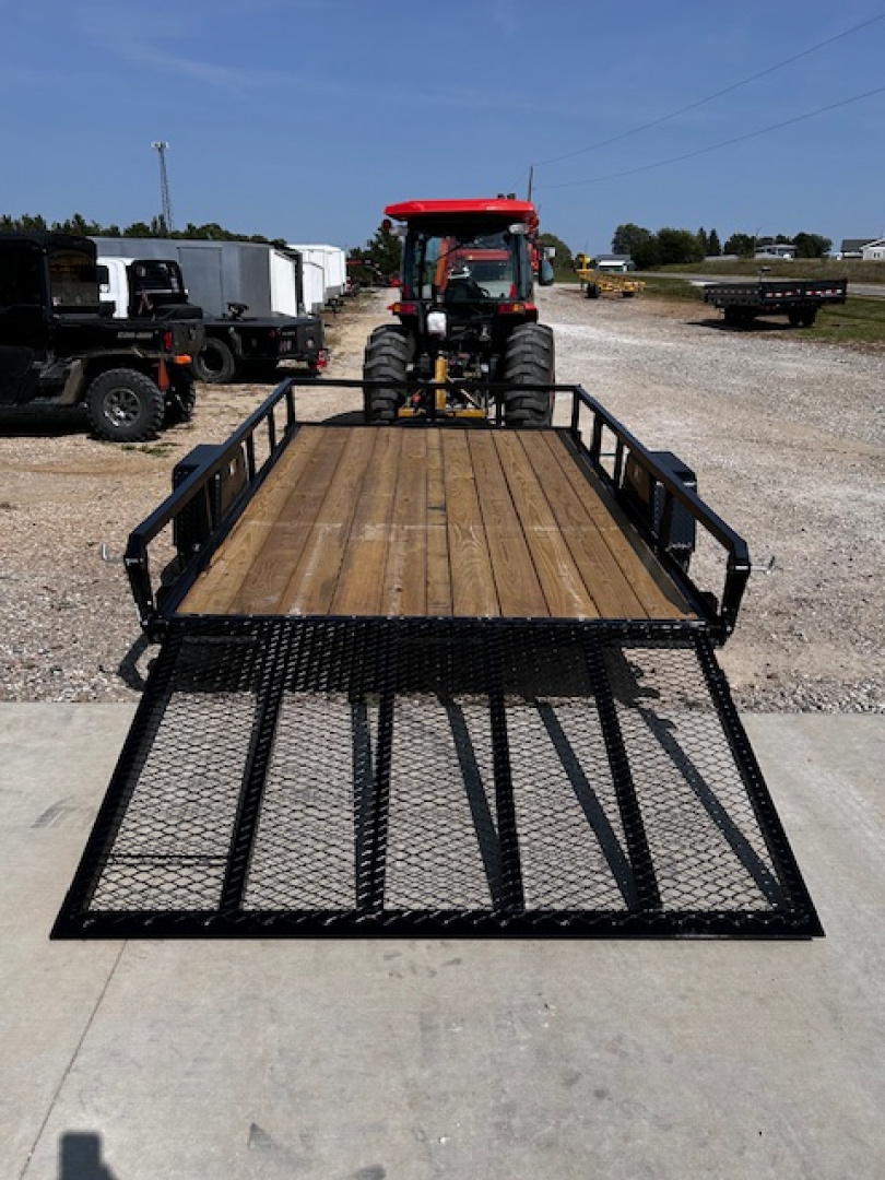 New 2026 H&H Trailers 82"X12' Rail Side Utility 2990k gvwr Utility Trailer