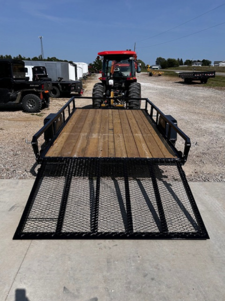 New 2026 H&H Trailers 82"X12' Rail Side Utility 2990k gvwr Utility Trailer