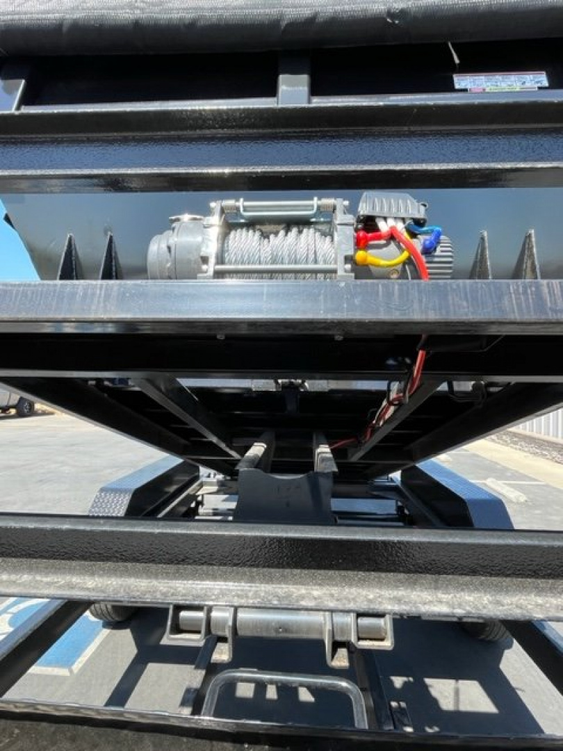 New 2023 ED Gooseneck 7'x14'x4' Roll off Dump Trailer 14k