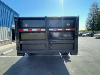 New 2023 ED Gooseneck 7'x14'x4' Roll off Dump Trailer 14k