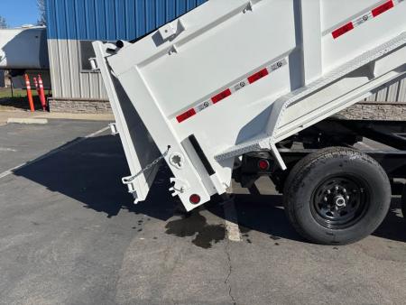 New 2026 GR 7'x14'x 42 Inch Walls 8 Inch I-Beam Low-Profile Design Dump Trailer 14k
