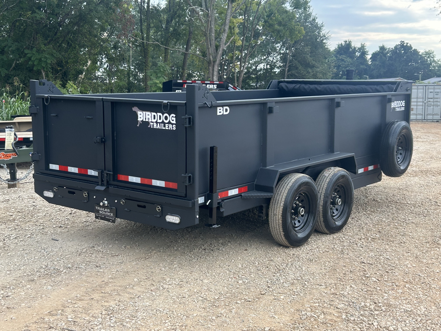 New 2025 Watchdog Trailers 7x16 TA Birddog 14K Dump Trailer