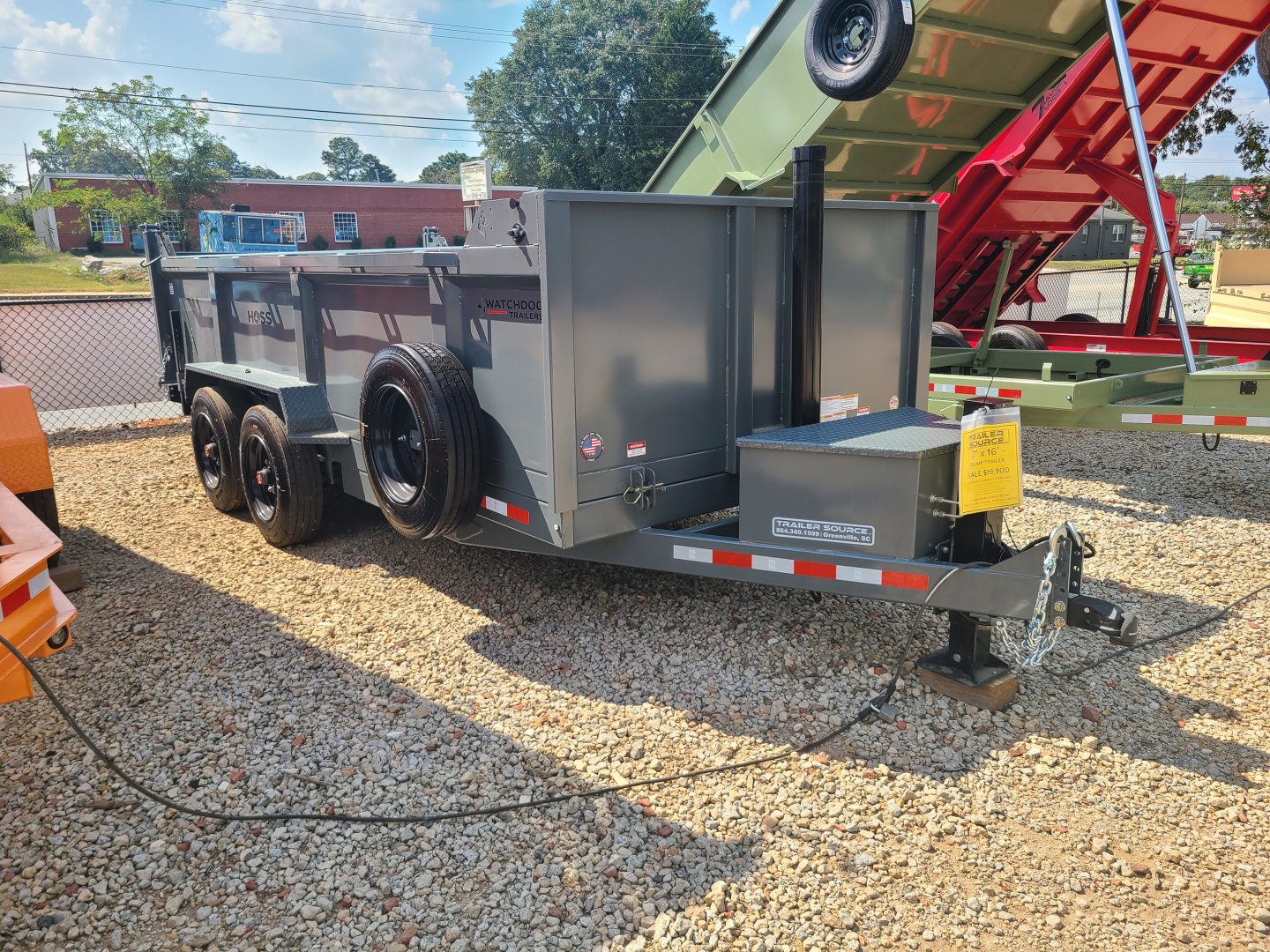 New 2026 Watchdog Trailers 7x16 Watchdog HOSS 16K Dump Trailer
