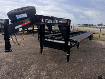 New 2026 5 Star Trailers 40ft Gooseneck 2 Car Hauler