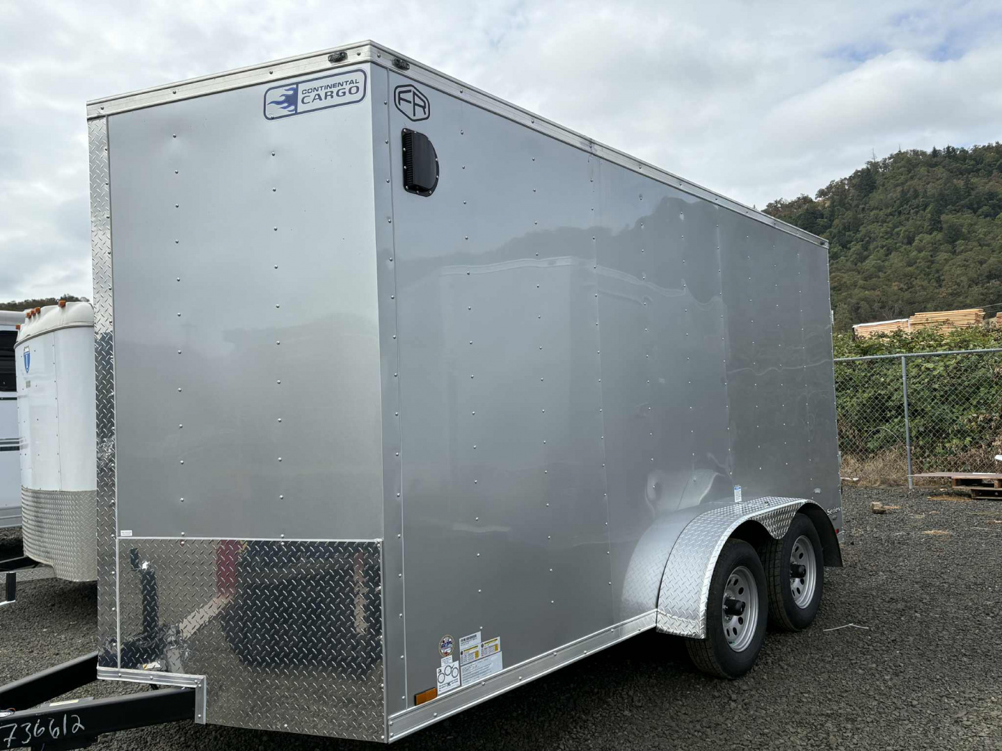 New ENCLOSED CARGO BOX 2026 Continental Cargo VHW714TA2 7x14 Trailer