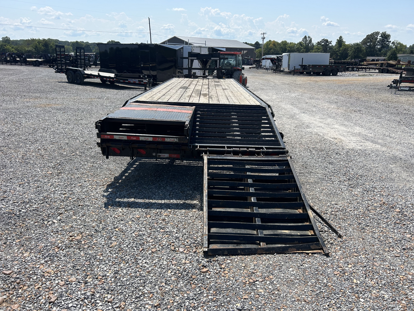 Used 2022 Delta 102"X30' 23.4K Gooseneck Flatbed Trailer