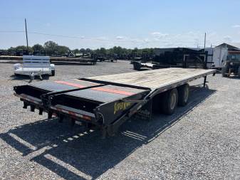 Used 2022 Delta 102"X30' 23.4K Gooseneck Flatbed Trailer