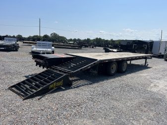 Used 2022 Delta 102"X30' 23.4K Gooseneck Flatbed Trailer