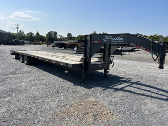 Used 2023 Delta 102 X35' 23.4K Gooseneck Flatbed Trailer