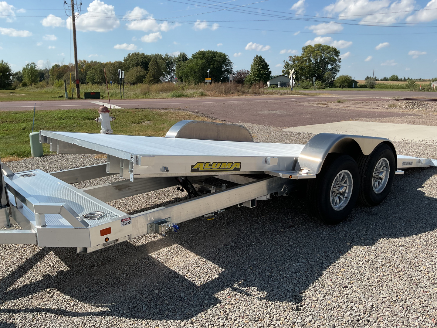 New 2026 Aluma 8218H-TILT Car Hauler
