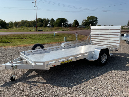 New 2026 Aluma 7814-STG Utility Trailer