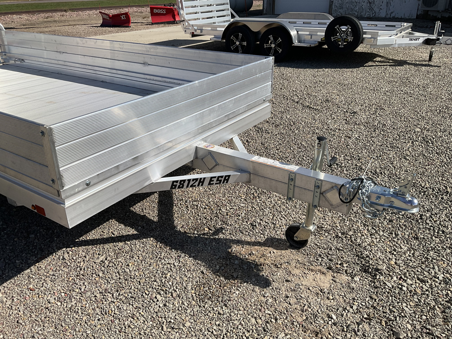 New 2026 Aluma 6812H-ESA-STG Utility Trailer