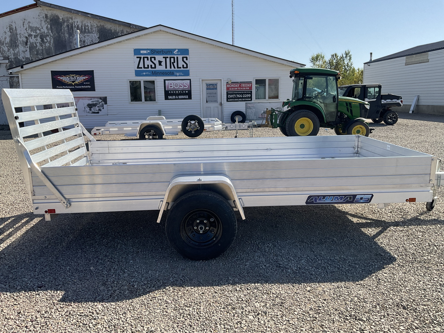 New 2026 Aluma 6812H-ESA-STG Utility Trailer