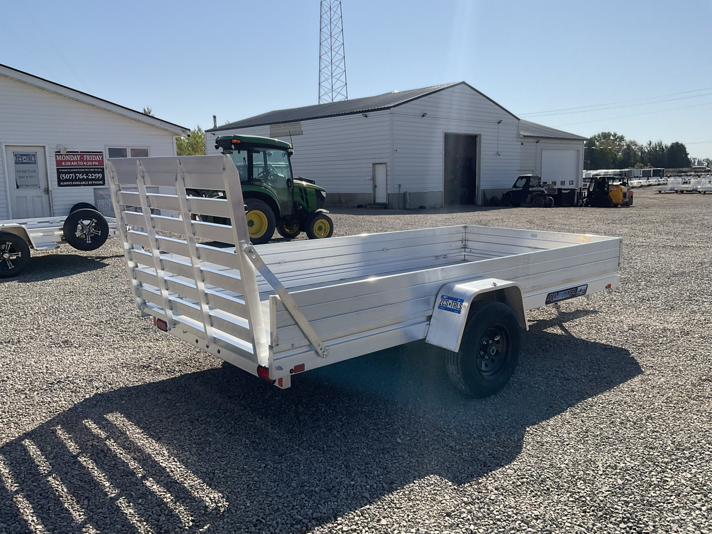 New 2026 Aluma 6812H-ESA-STG Utility Trailer