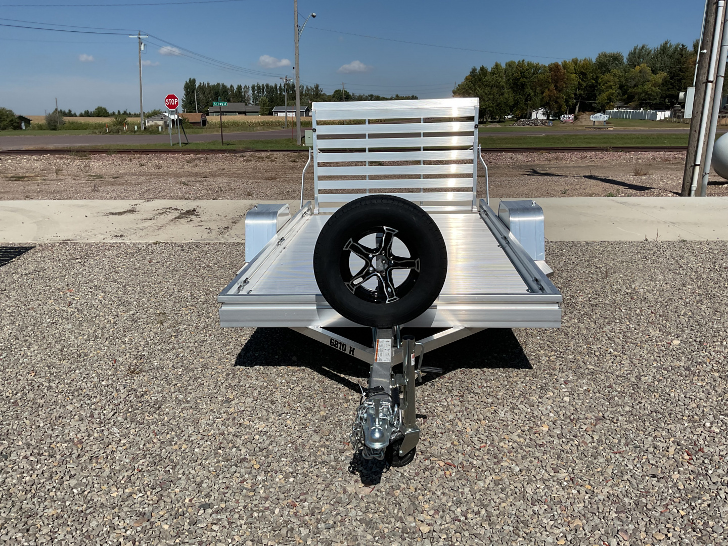 New 2026 Aluma 6810H-STG Utility Trailer