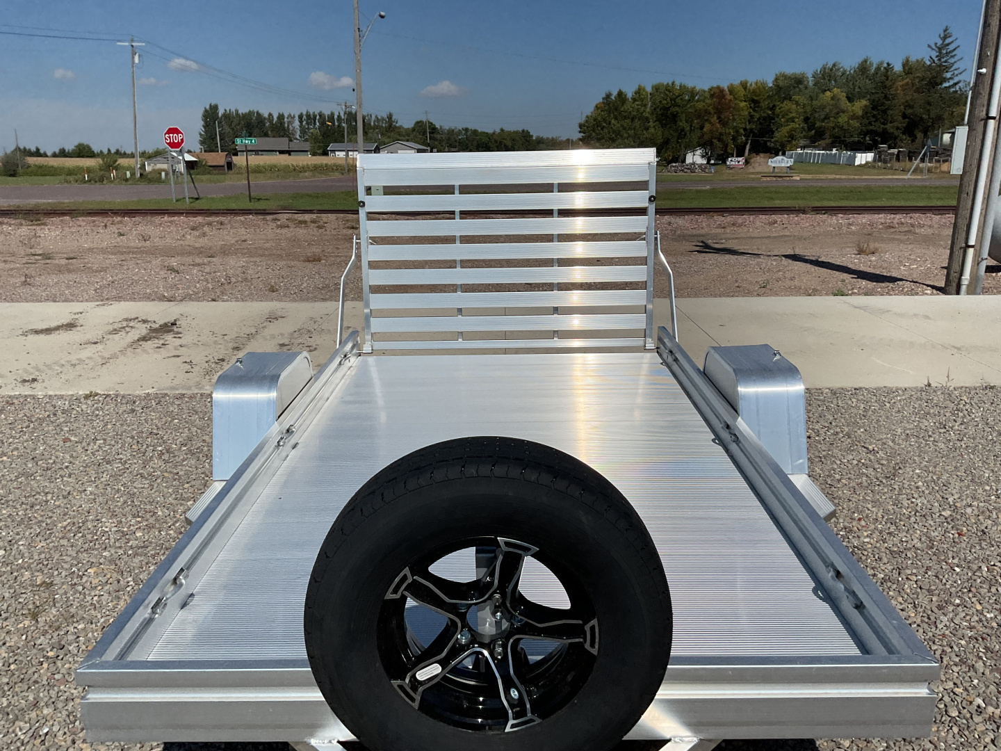New 2026 Aluma 6810H-STG Utility Trailer