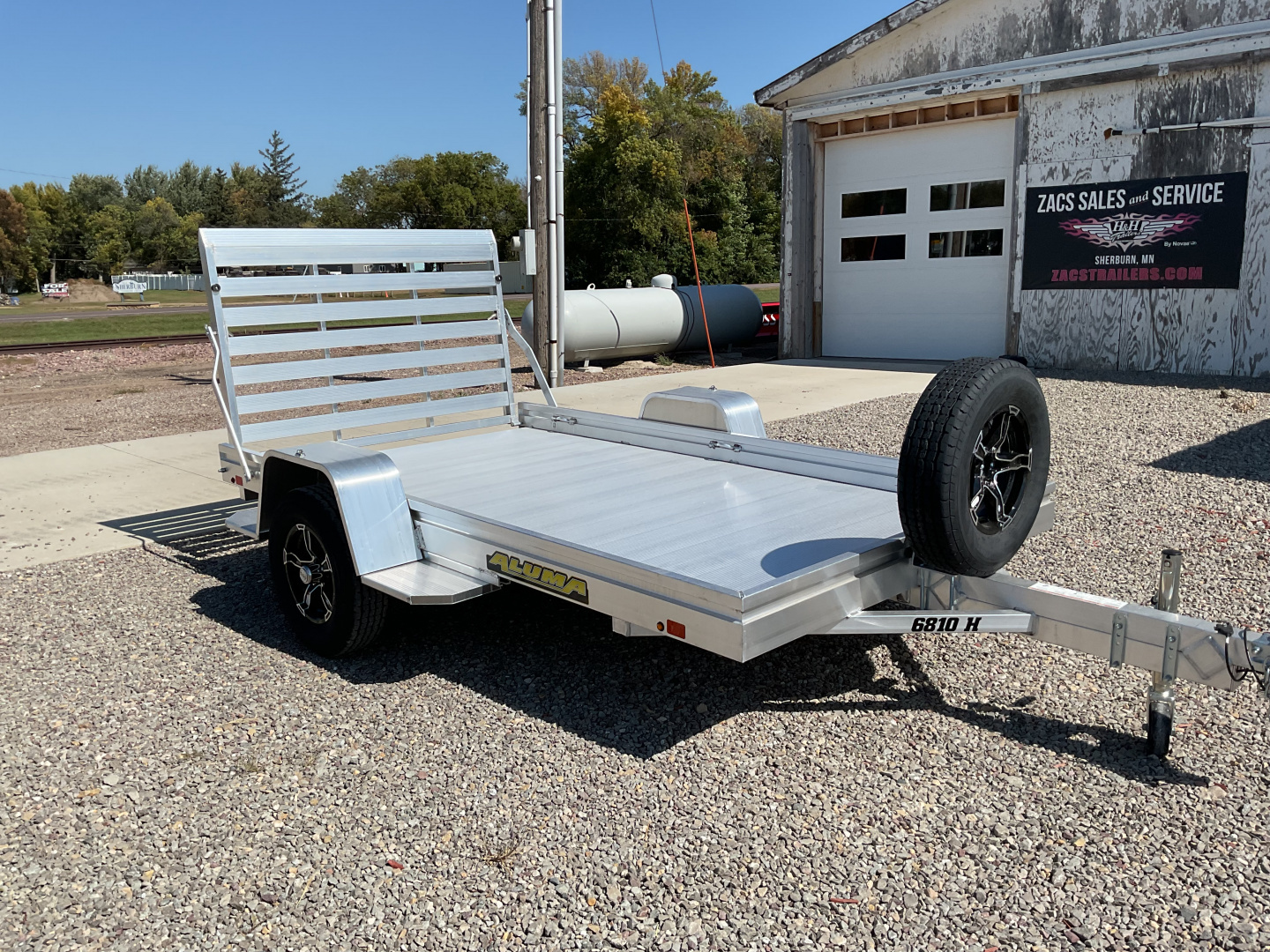 New 2026 Aluma 6810H-STG Utility Trailer