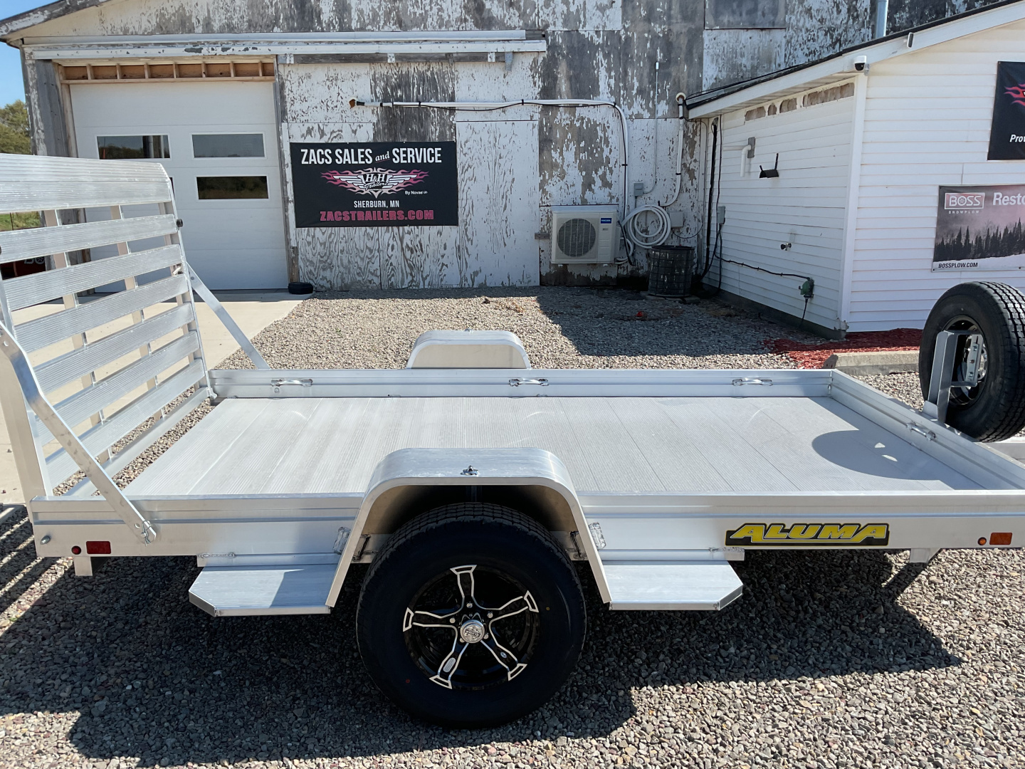 New 2026 Aluma 6810H-STG Utility Trailer