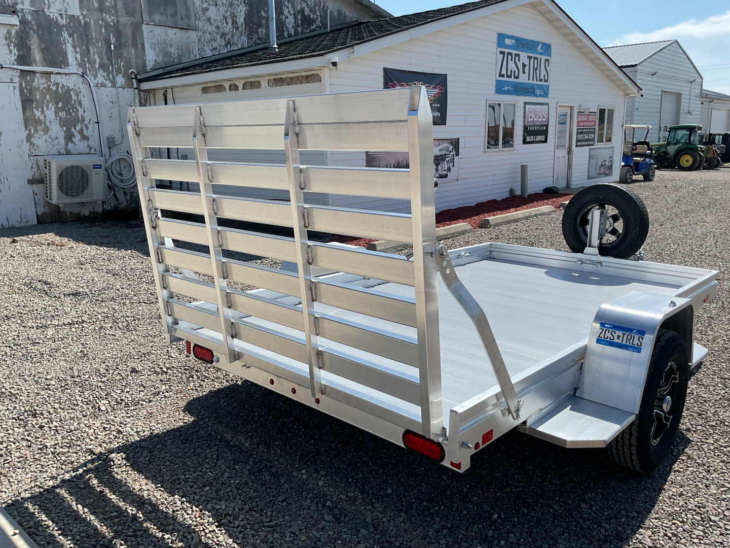New 2026 Aluma 6810H-STG Utility Trailer
