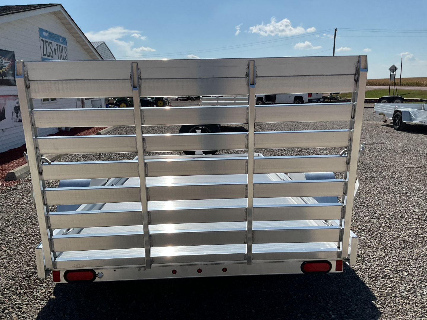 New 2026 Aluma 6810H-STG Utility Trailer