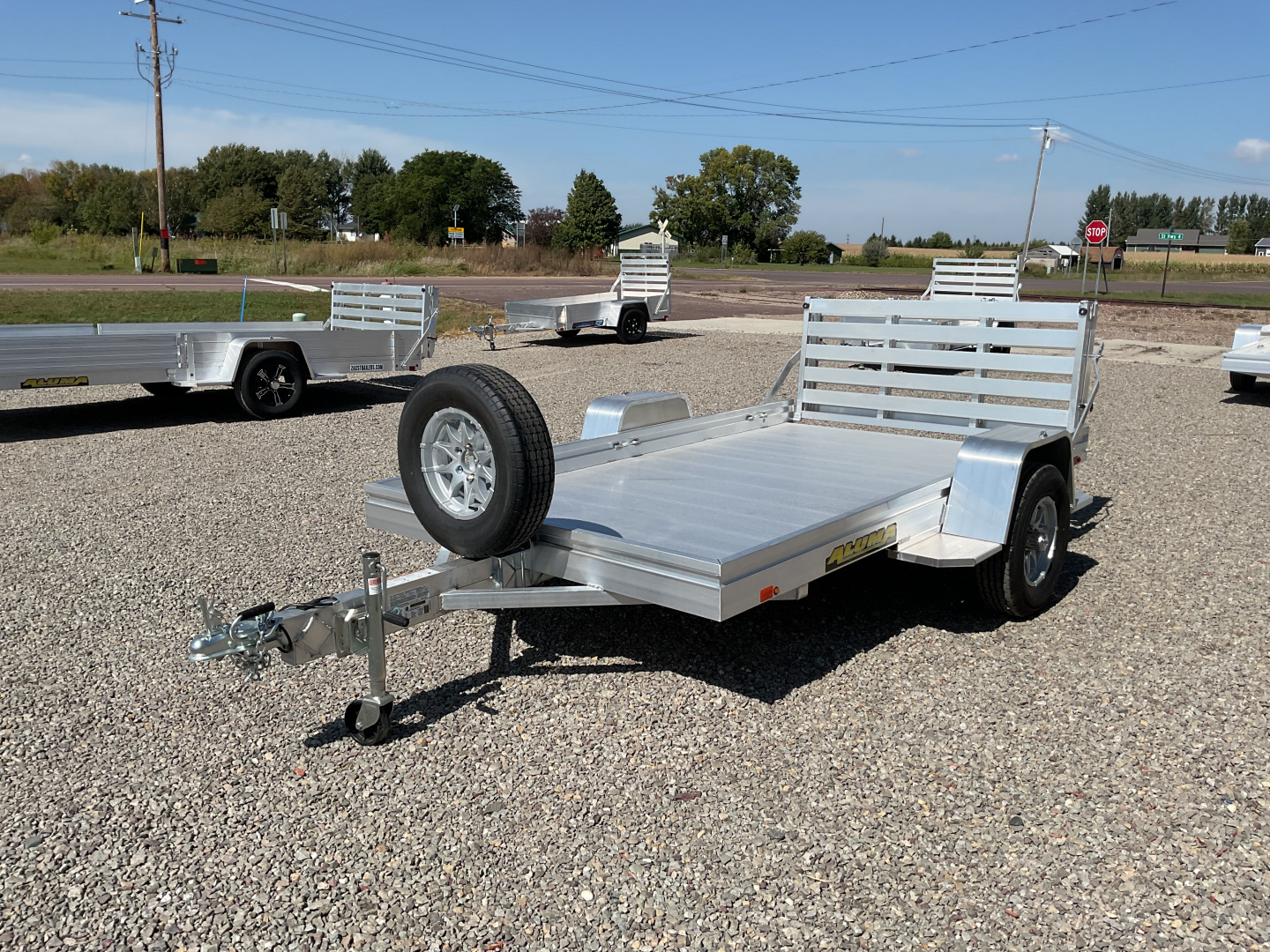 New 2026 Aluma 6810H-BT Utility Trailer