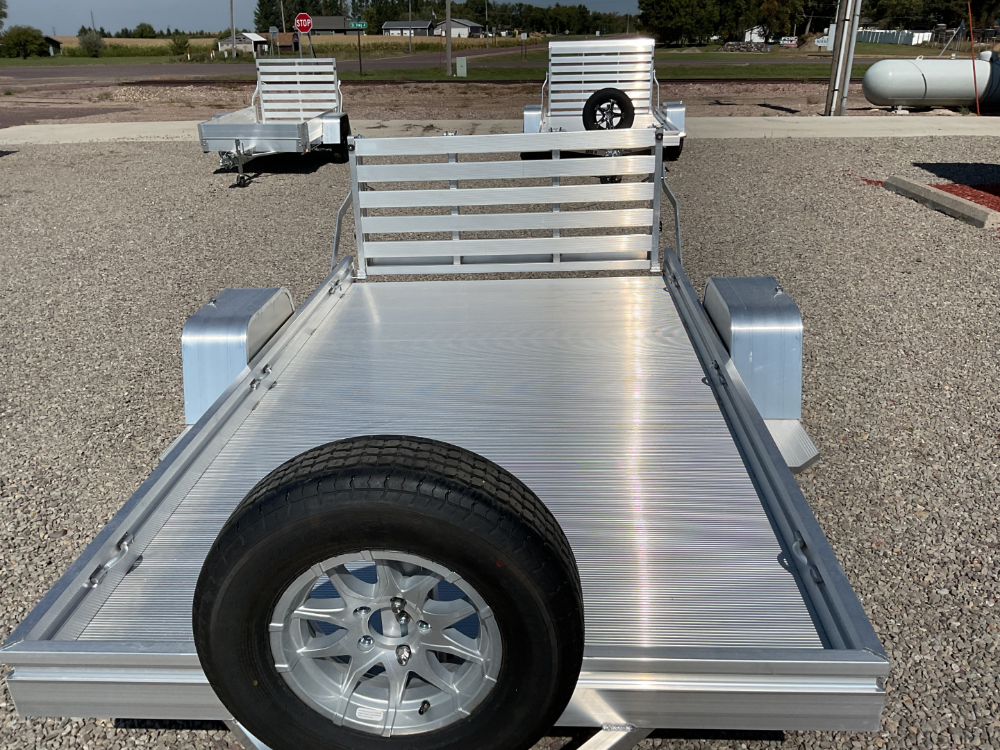 New 2026 Aluma 6810H-BT Utility Trailer