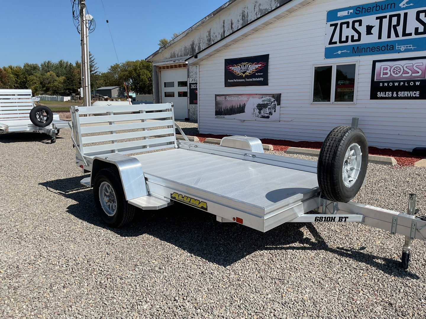 New 2026 Aluma 6810H-BT Utility Trailer
