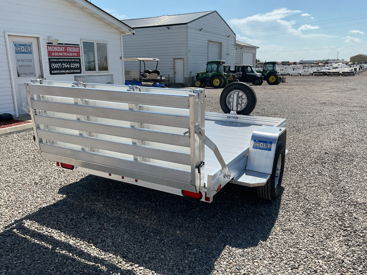 New 2026 Aluma 6810H-BT Utility Trailer