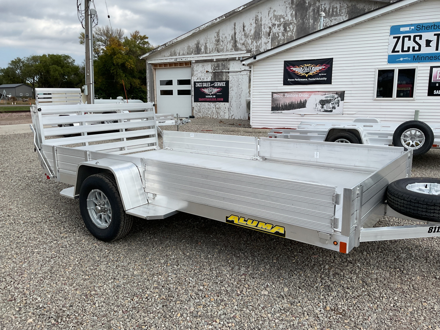 New 2026 Aluma 8112SR-BT Utility Trailer