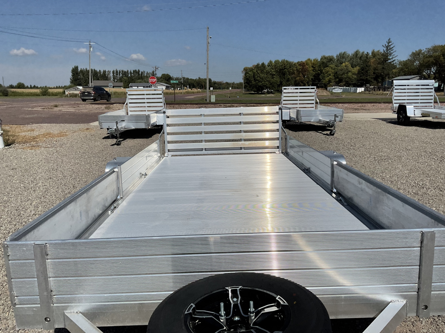 New 2026 Aluma 8114SR-BT Utility Trailer