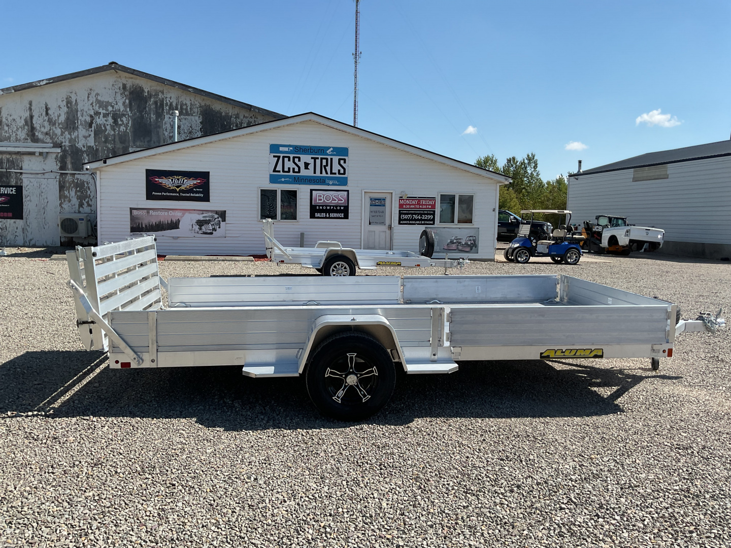New 2026 Aluma 8114SR-BT Utility Trailer