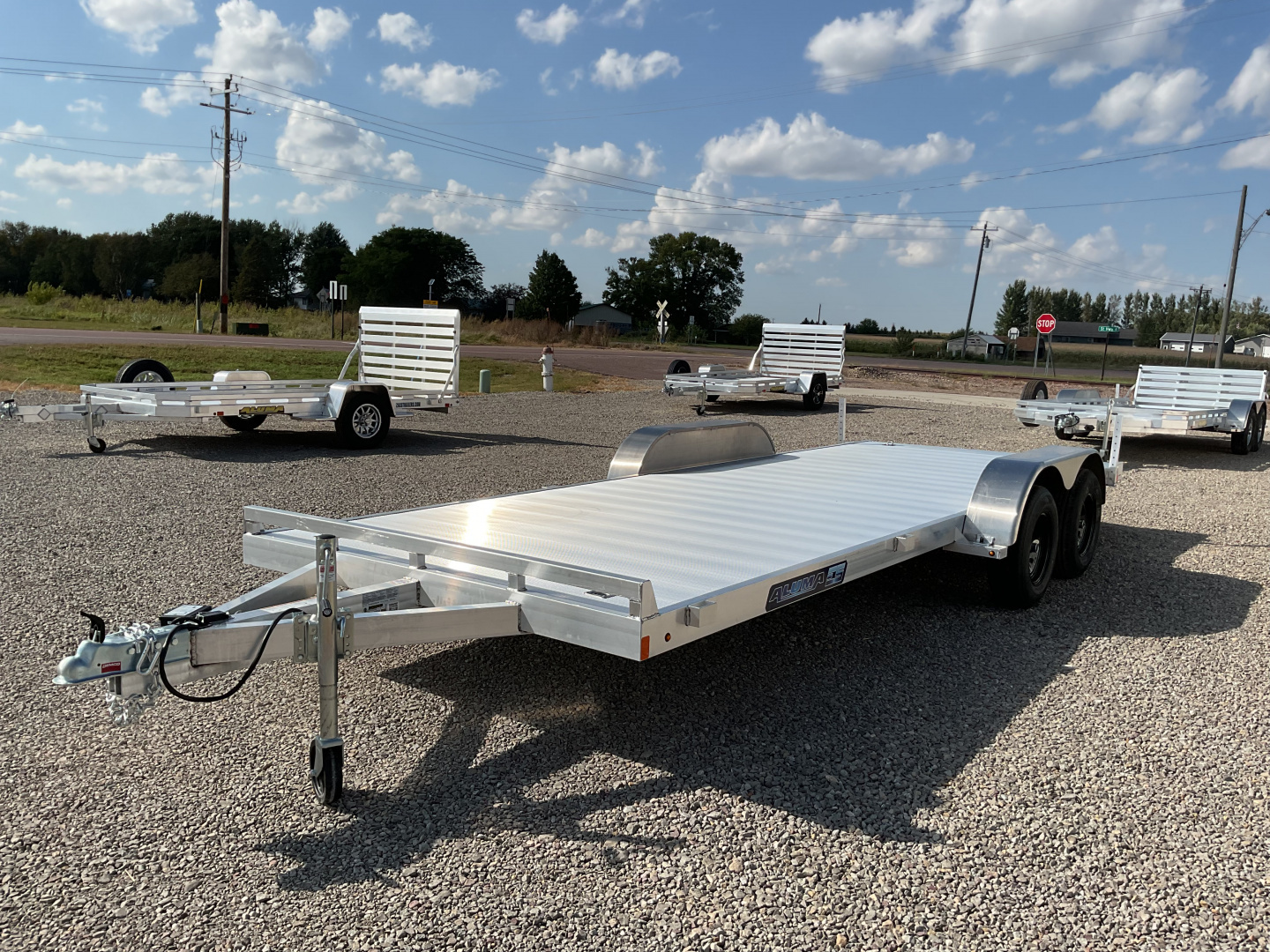 New 2026 Aluma 8220ESA-TA-R Landscape Trailer