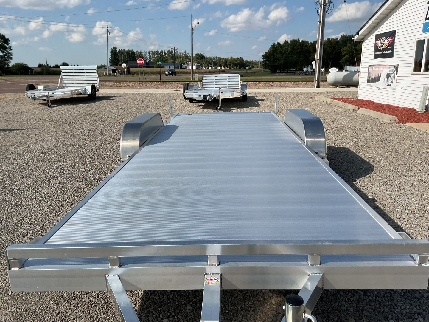 New 2026 Aluma 8220ESA-TA-R Landscape Trailer