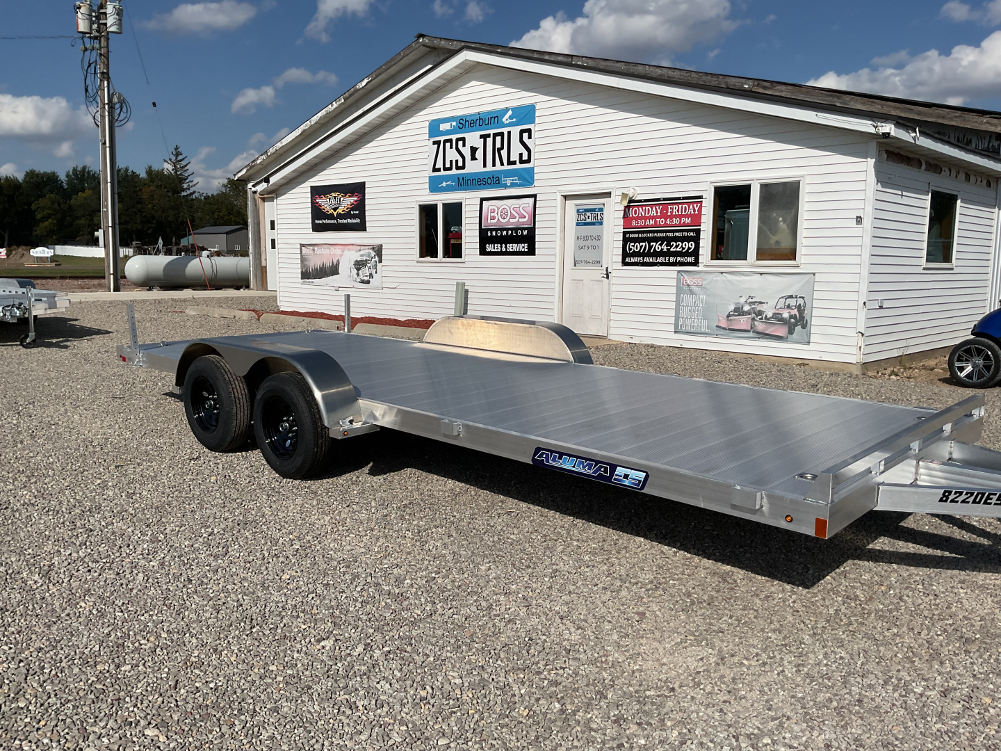 New 2026 Aluma 8220ESA-TA-R Landscape Trailer