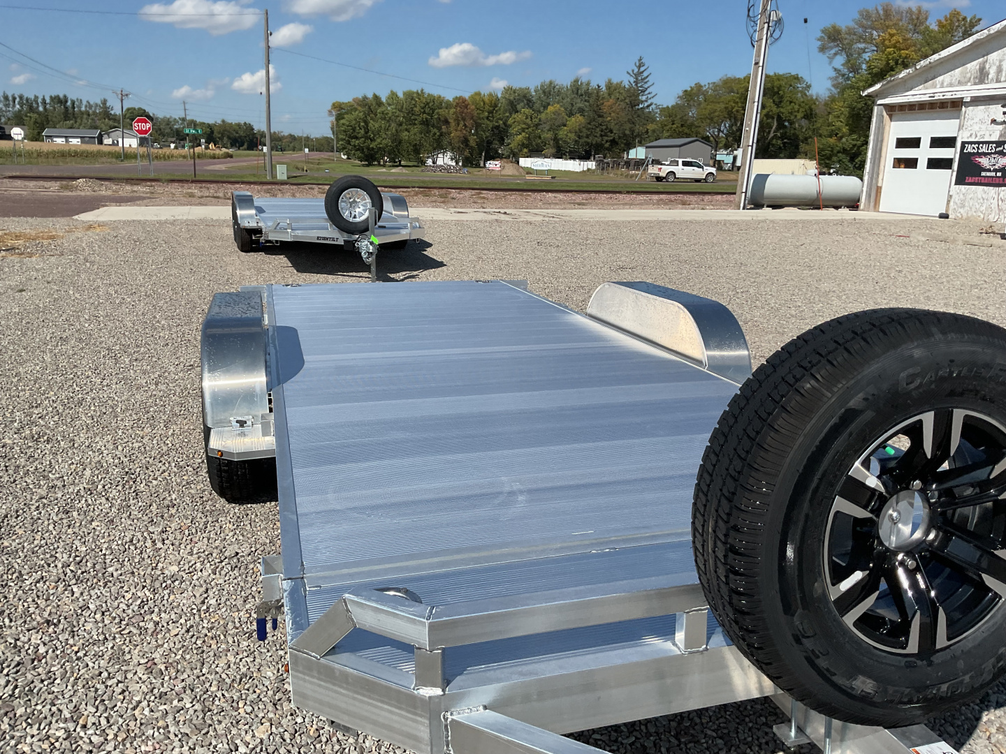 New 2026 Aluma 8218H-TILT Utility Trailer