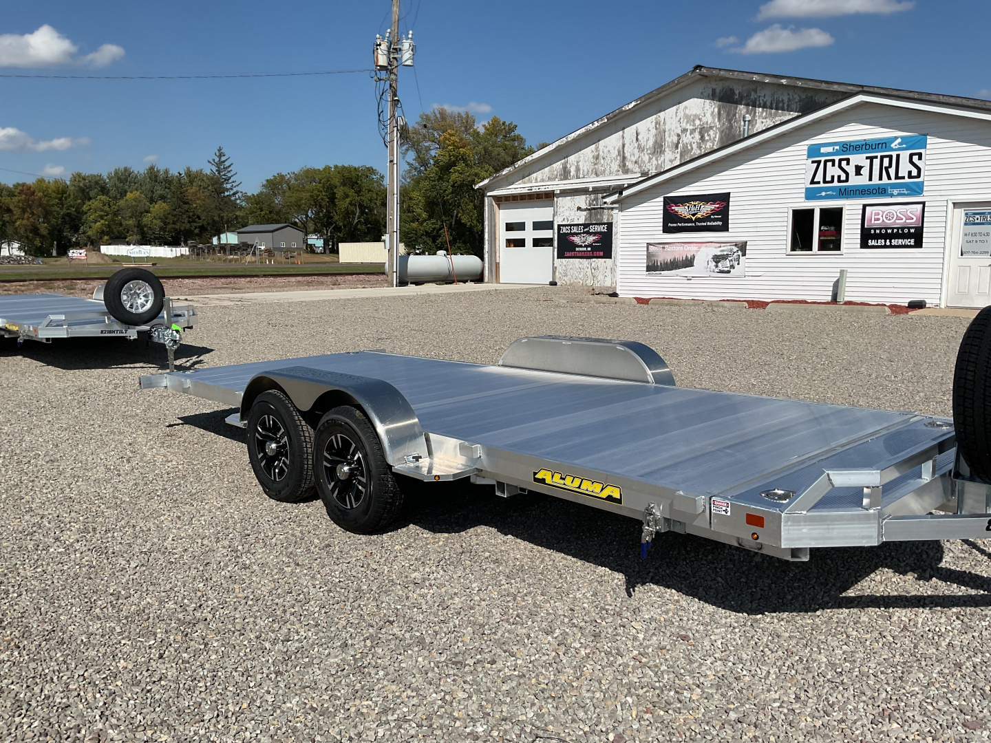 New 2026 Aluma 8218H-TILT Utility Trailer