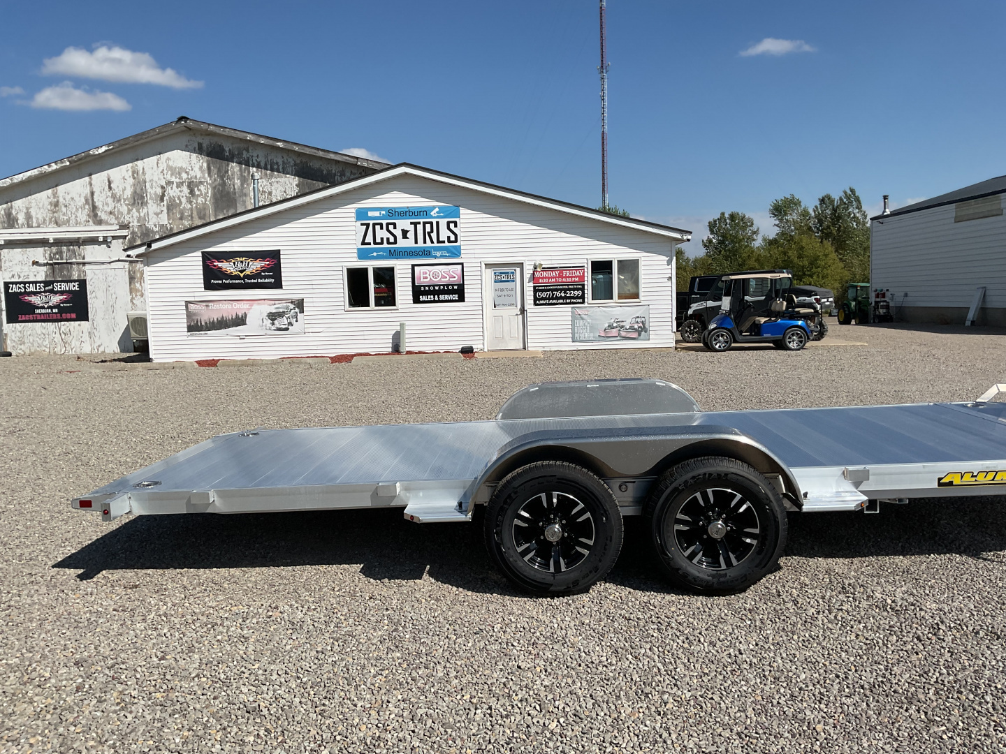 New 2026 Aluma 8218H-TILT Utility Trailer