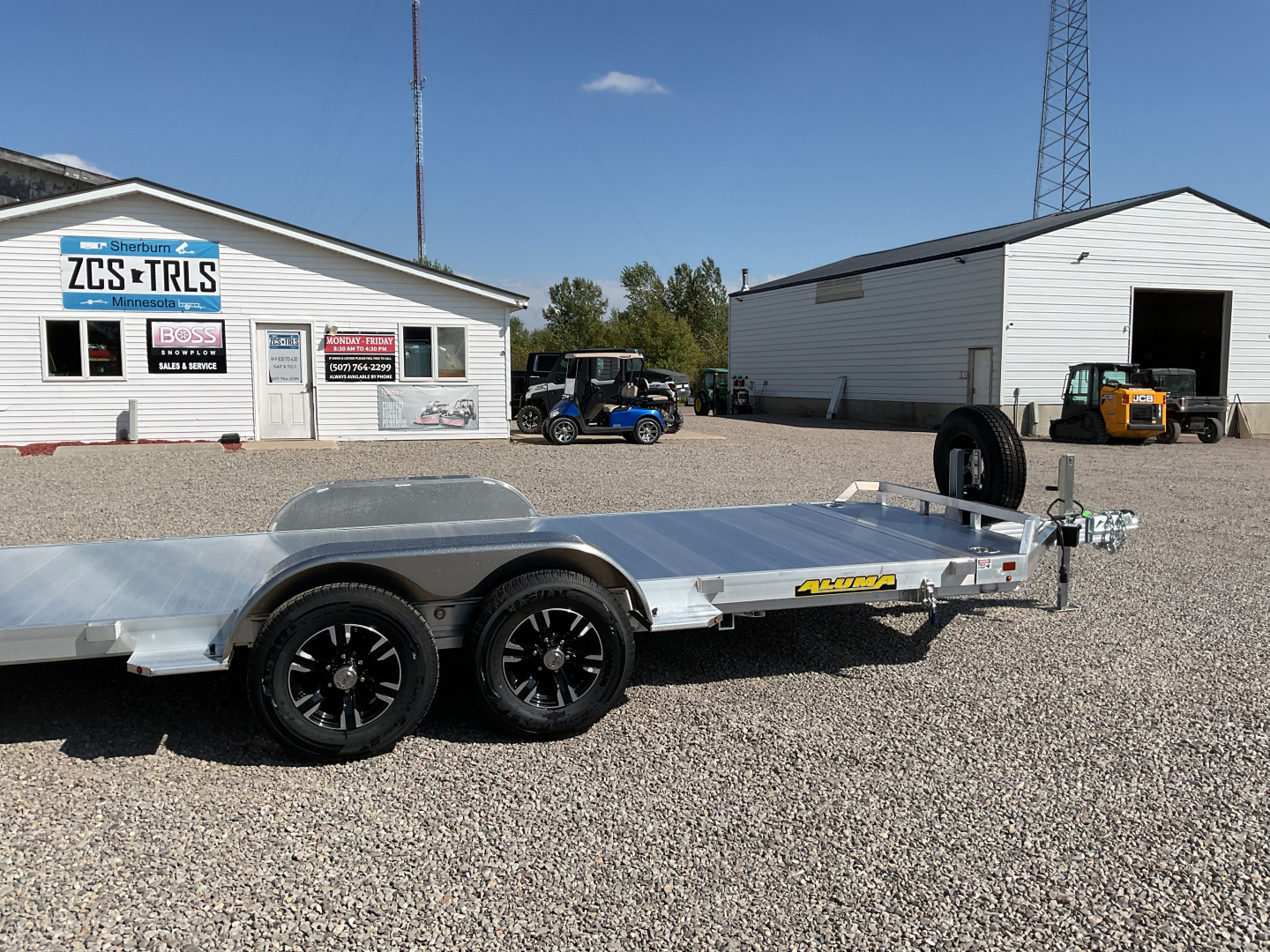 New 2026 Aluma 8218H-TILT Utility Trailer