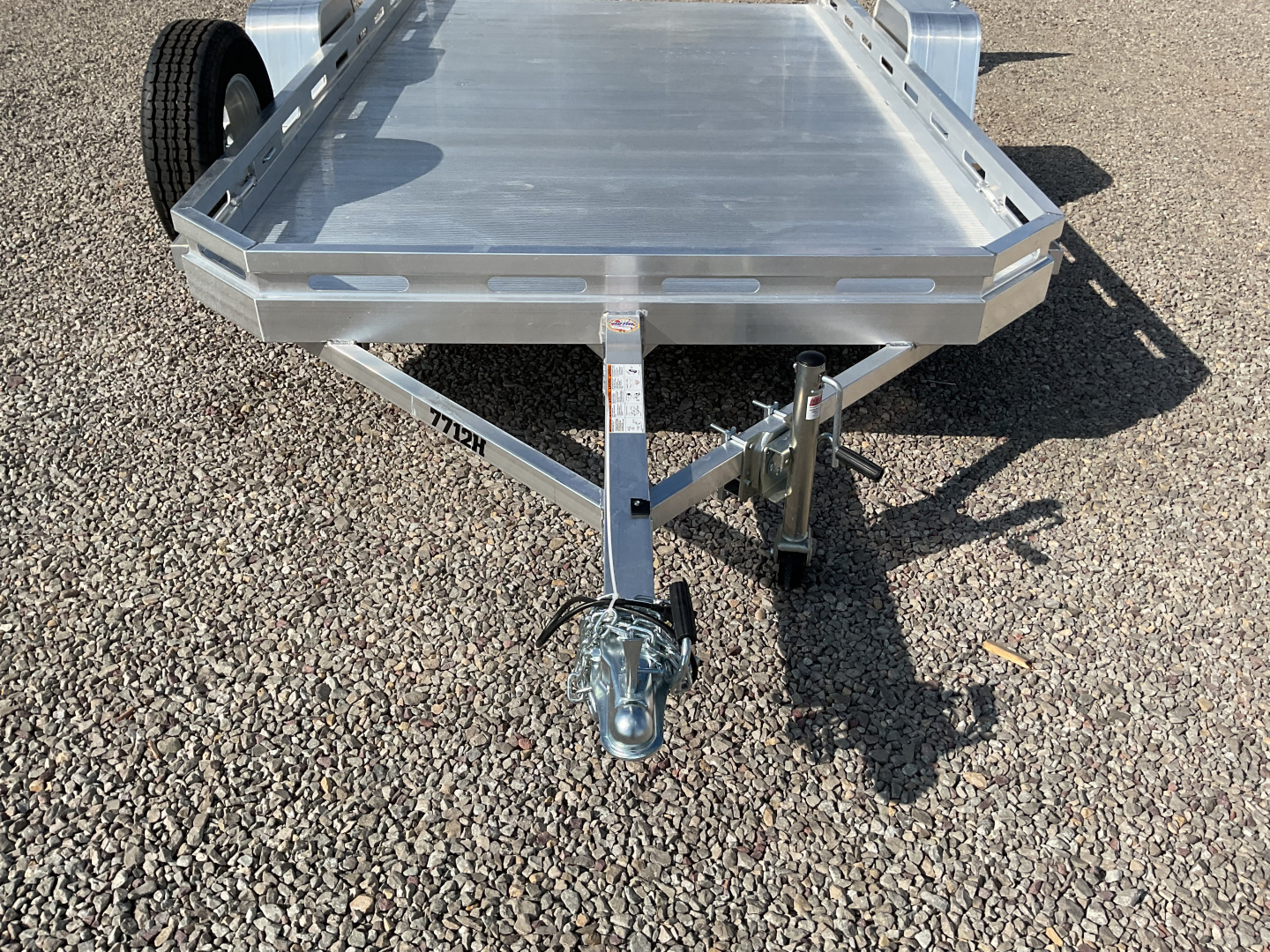New 2026 Aluma 7712H-STG Utility Trailer