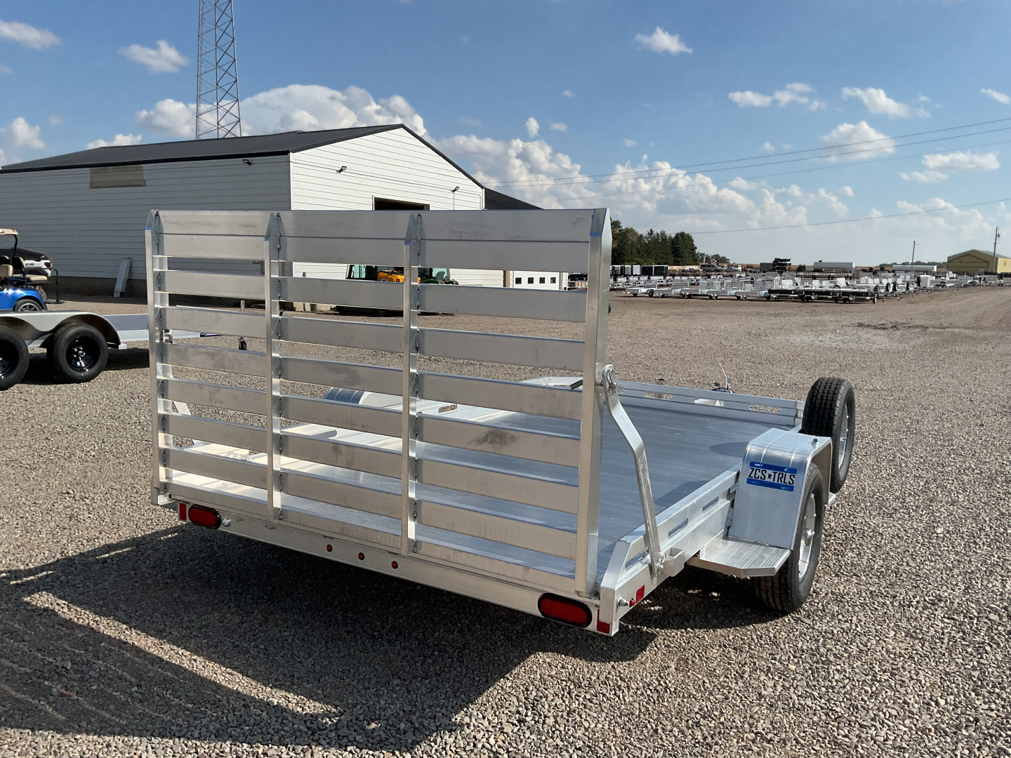 New 2026 Aluma 7712H-STG Utility Trailer