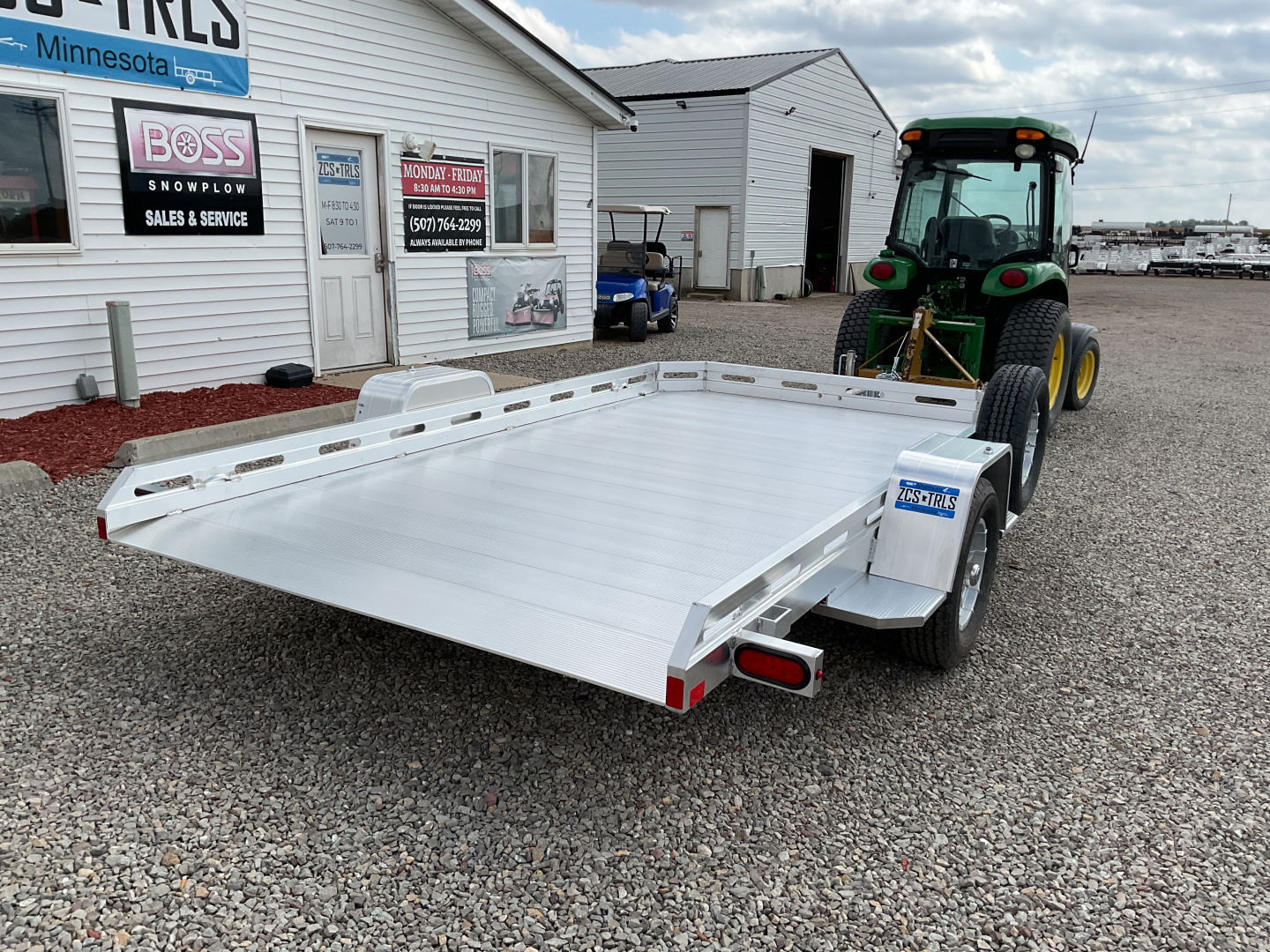 New 2026 Aluma 7712H-TILT Utility Trailer