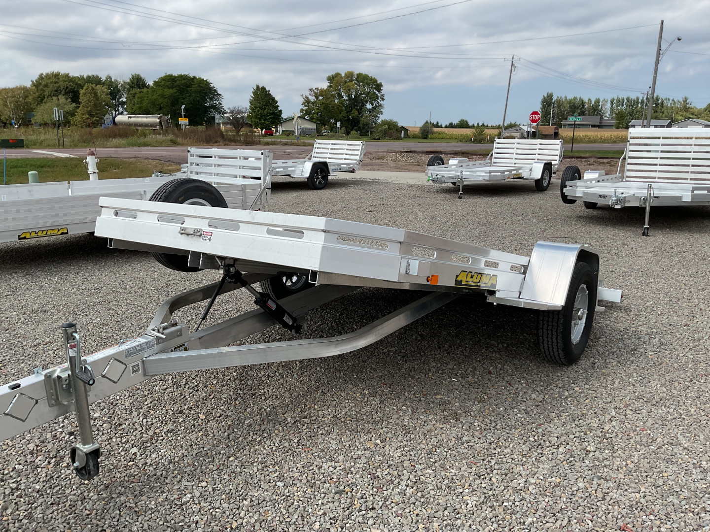 New 2026 Aluma 7712H-TILT Utility Trailer