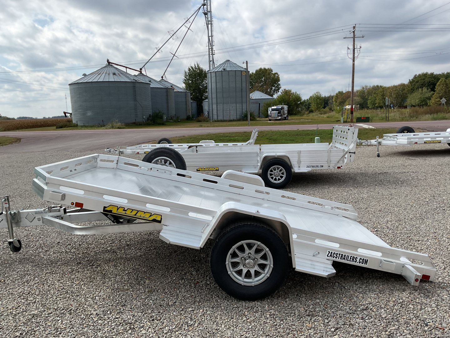 New 2026 Aluma 7712H-TILT Utility Trailer