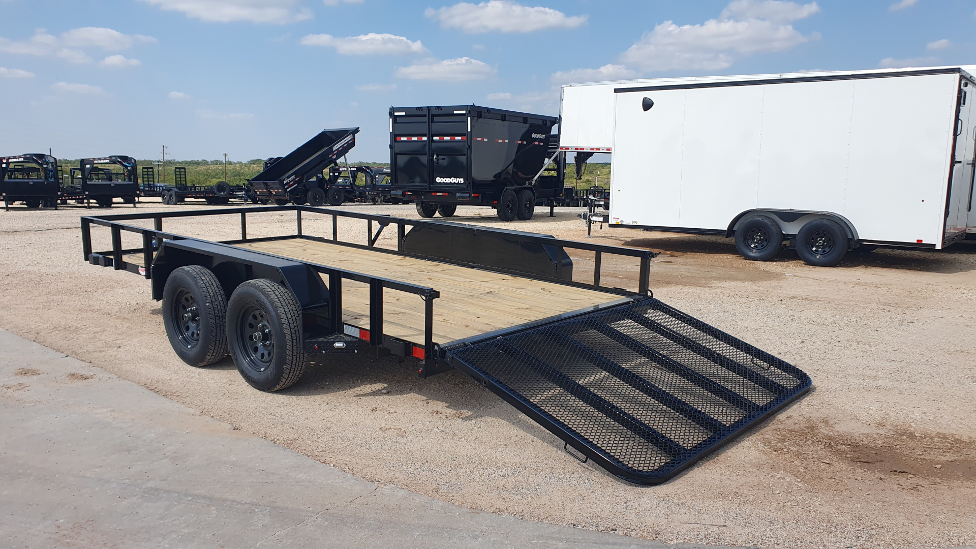 New 2026 Delco 83"x14' Tandem Axle Utility Trailer - U6