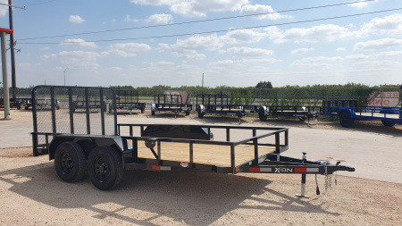 New 2026 Delco 83"x14' Tandem Axle Utility Trailer - U6