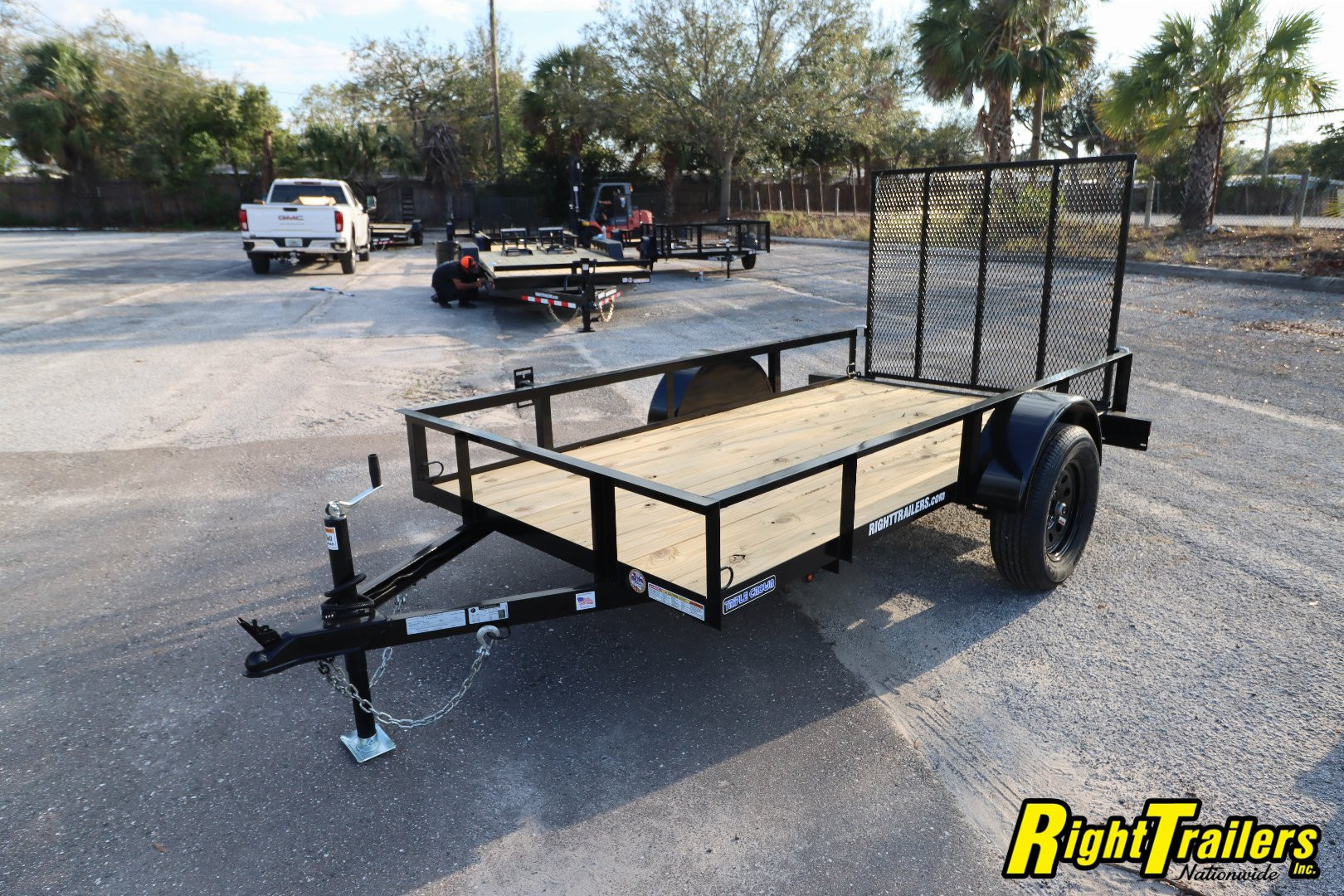 New 2026 5X10 Triple Crown Utility Trailer
