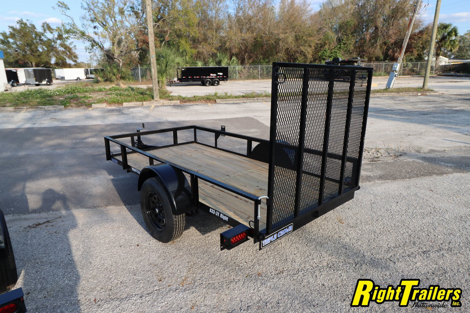 New 2026 5X10 Triple Crown Utility Trailer