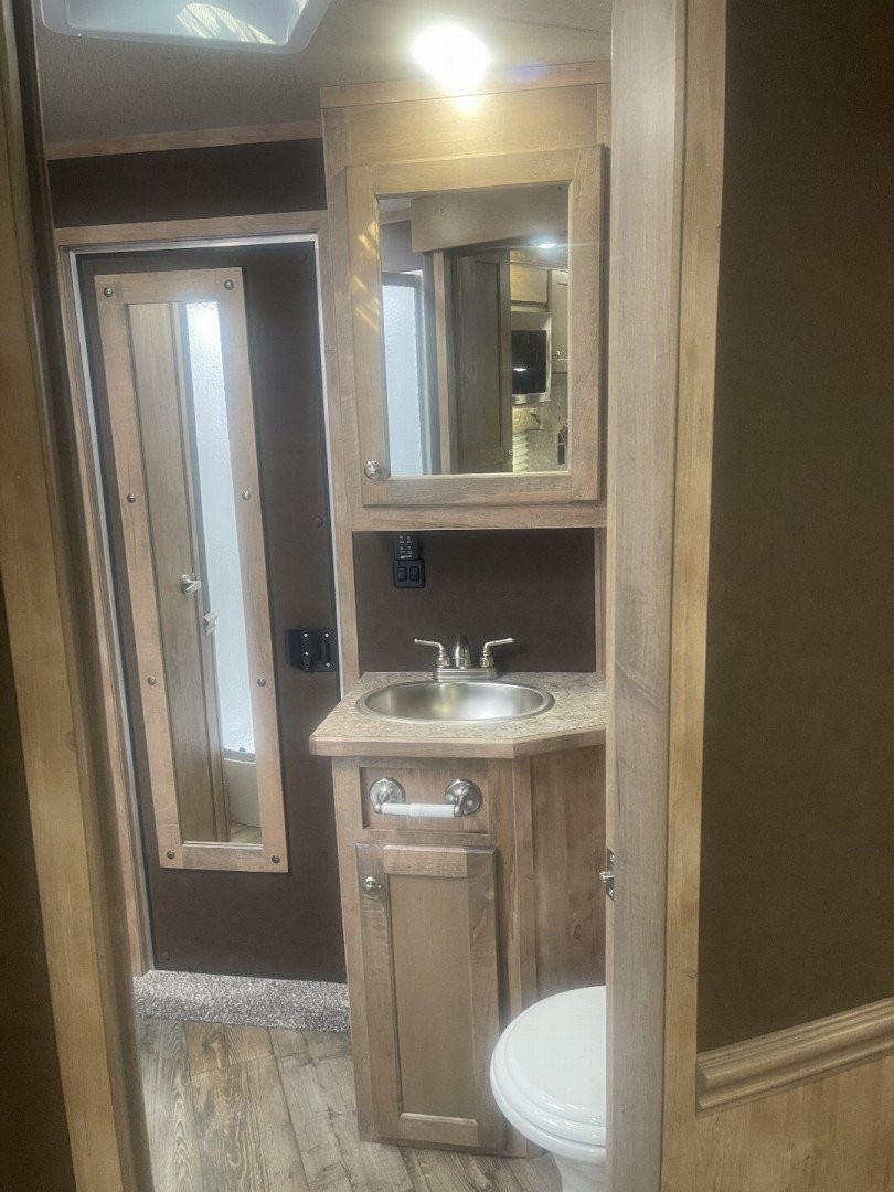 New 2026 Merhow Trailers 8416-A RWS- SIDE LOAD Horse Trailer