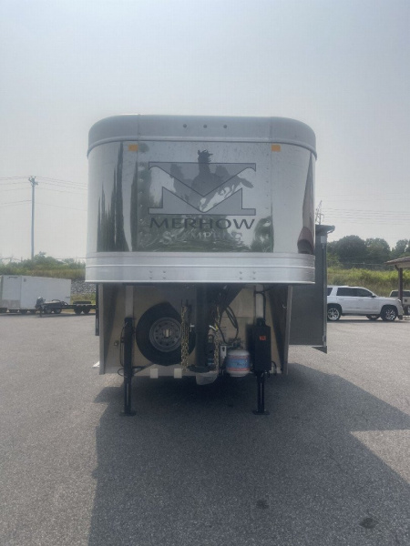 New 2026 Merhow Trailers 8416-A RWS- SIDE LOAD Horse Trailer