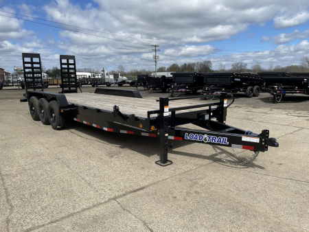 New 2026 Load Trail 83x24 Tri-Axle 21k w/HD Ramps Equipment Trailer